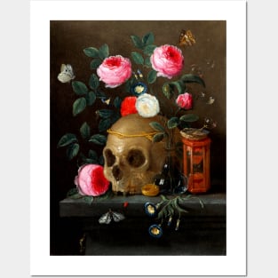 Vanitas Still Life,1665 by Jan Van Kessel The Elder. Posters and Art